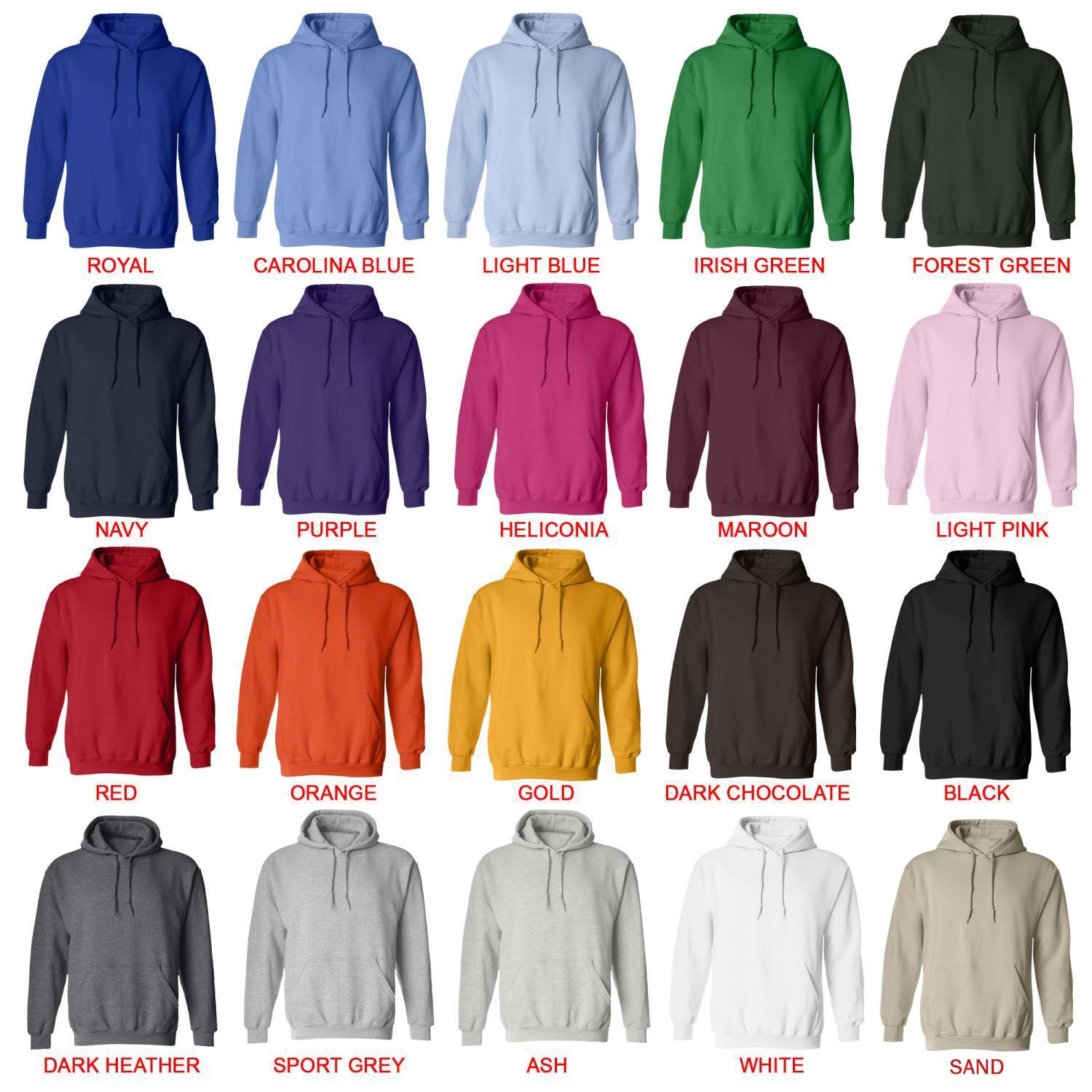 hoodie color chart - Witch Watch Store