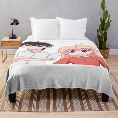 Witch Watch Morihito And Nico Throw Blanket