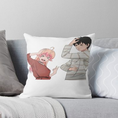 Nico Wakatsuki And Morihito Otogi Throw Pillow
