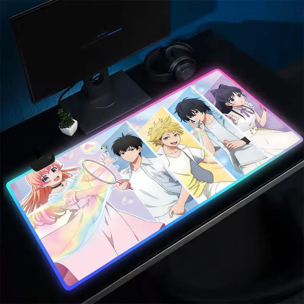 Witch Watch Main Cast Colorful Outfit Mouse Pad