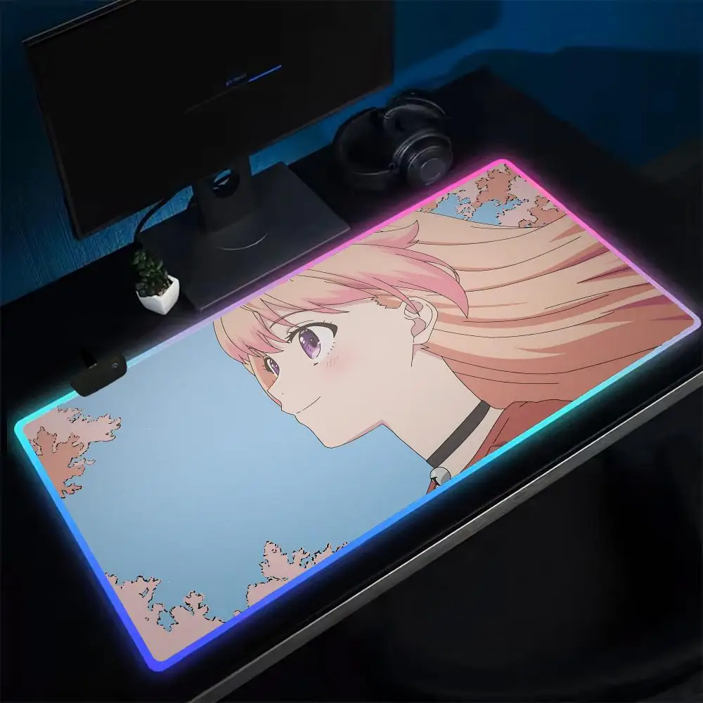 Kana Gentle Smile Witch Watch Mouse Pad