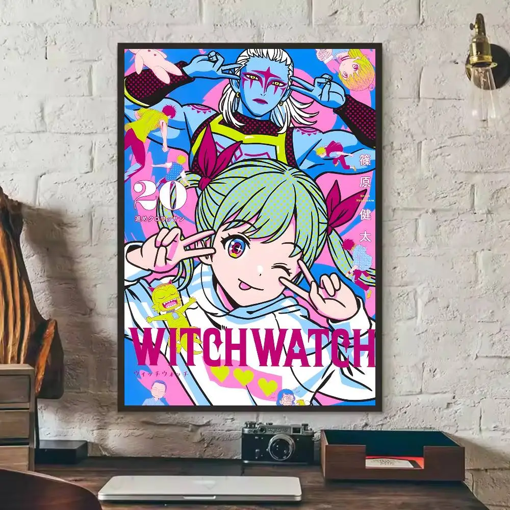 Green-Haired Portrait Witch Watch Wall Art