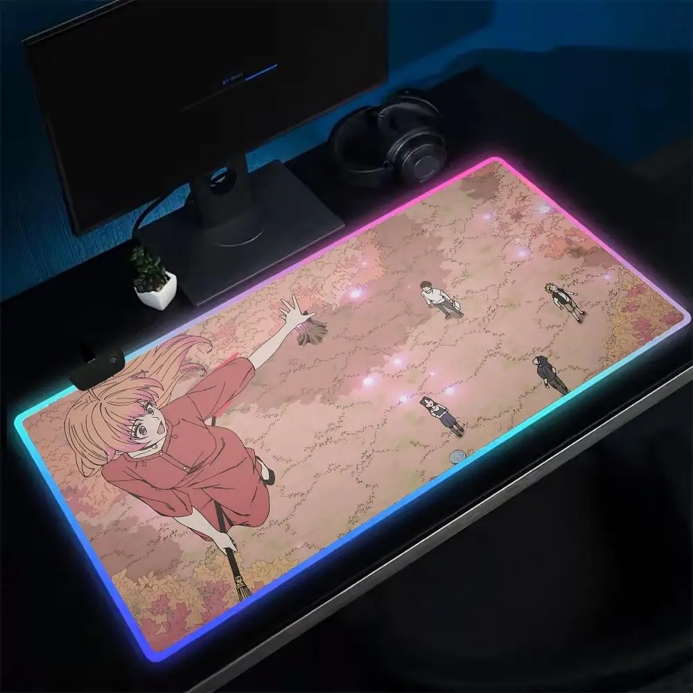 Pastel Nico Laydown Witch Watch Mouse Pad