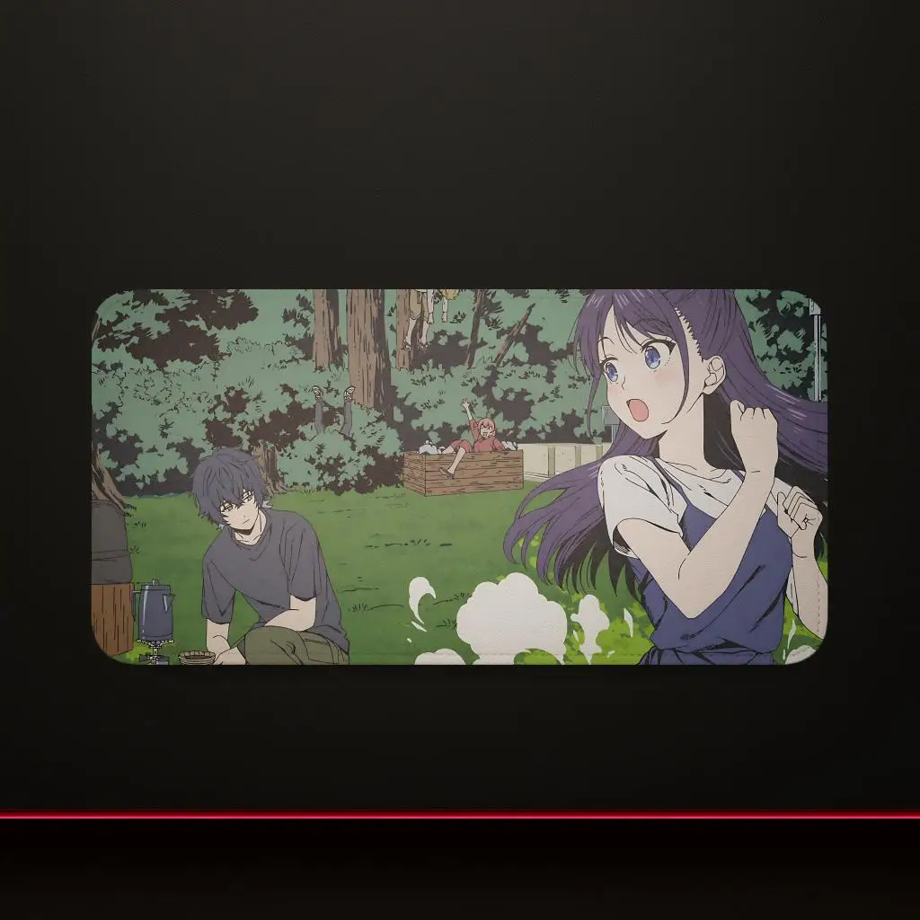 Kana Relaxing in Forest Witch Watch Mouse Pad
