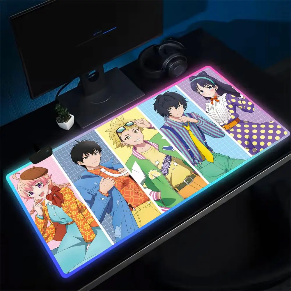Kana, Keigo & Kanshi Group Witch Watch Mouse Pad